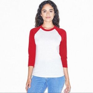 American Apparel Baseball Shirt